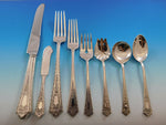 Princess by Manchester Sterling Silver Flatware Set Service 86 pcs Dinner
