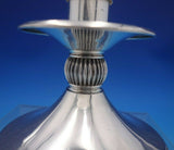 Old French by Gorham Sterling Silver Candlestick Pair #1089 3 3/4" x 4" (#6381)