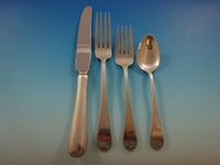 Feather Edge by Tuttle Sterling Silver Flatware Set For 12 Service 89 Pieces