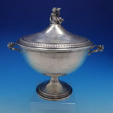 Empire Italian 800 Silver Soup Tureen with Cherub and Underplate (#4289)