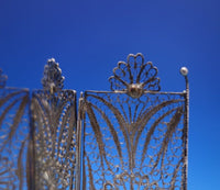 Filigree by Unknown Sterling Silver Doll House Miniature Folding Screen (#6891)