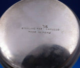 Water Lily by Camusso Peruvian Sterling Silver Toothpick Holder (#4693)