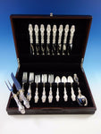 Lily by Whiting Sterling Silver Flatware Set for 8 Service 35 Pieces No Monogram