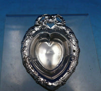 Reed and Barton Sterling Silver Nut Dish Heart Shape w/ Bow Flowers #X2 (#6782)