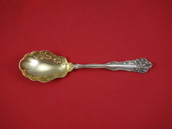 Berwick by International Rogers Silverplate Plate Preserve Spoon GW 7 1/4"
