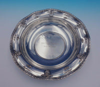 Rose Point by Wallace Sterling Silver Fruit Bowl Ruffled 10 1/4" #4215 (#3223)