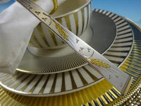 Golden Wheat by Gorham Sterling Silver Flatware Set For 8 Service 57 Pieces