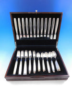 Silver Thread by Hingelberg Danish Sterling Silver Flatware Set Service 60 pcs