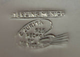 C. Zurita Mexican Mexico Sterling Silver Milk Pitcher 4 1/4" x 4 3/4" (#1709)