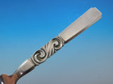 Scroll by Georg Jensen Danish Sterling Silver Flatware Set Service 56 Pieces