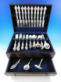 Old Orange Blossom by Alvin Sterling Silver Flatware Set Service 55pc B Monogram