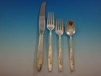 Dawn Star by Wallace Sterling Silver Flatware Set for 12 Service 62 pieces