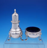 Gadroon by Fisher Sterling Silver Salt Dip and Pepper Shaker Set (#3112)