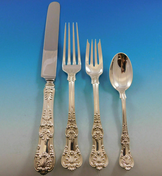 English King By Tiffany & Co. Sterling Silver Dinner 4-Piece Place Setting(s)