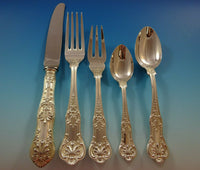 Lorena by Cassetti Sterling Silver Dinner Flatware Set Service 30 Pieces Italy