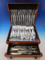 Grande Baroque by Wallace Sterling Silver Flatware Set for 18 Service 72 pcs New