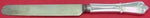 Beekman by Tiffany and Co Sterling Silver Banquet Knife Blunt with SP 10 1/2"