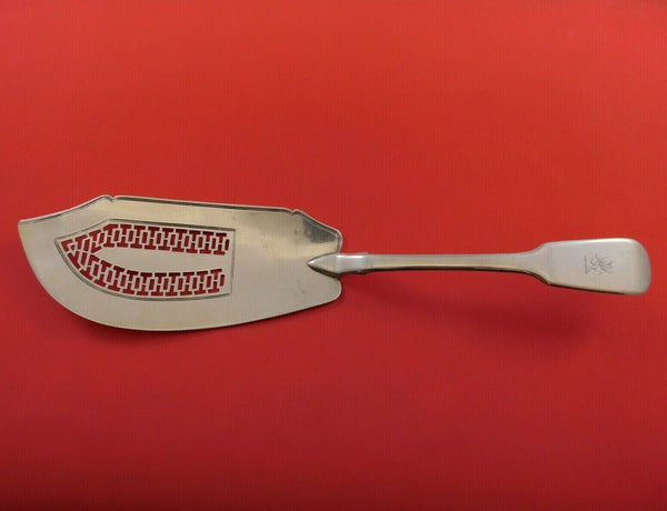 William Eley and William Fearn English Georgian Sterling Silver Fish Server 12"
