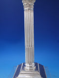 Georgian by SSWH Ltd Sterling Silver Candlestick Pair 9" x 3 1/4" (#7128)