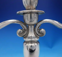 Boardman Sterling Silver Candelabra Pair 3-Light #872 11 1/2" Tall (#3927)