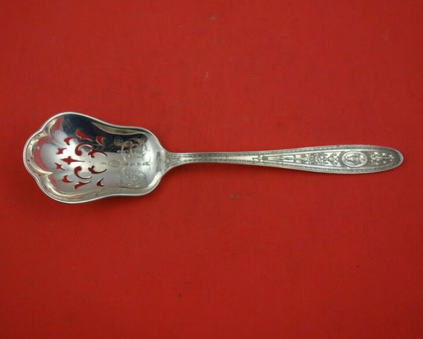 Wedgwood by International Sterling Silver Pea Spoon / Ice Spoon Pierced 8 3/4"