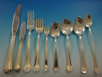 Fairfax by Gorham Sterling Silver Flatware Set For 12 Service Place Size 110 Pcs