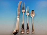 English Shell by Crichton Brothers Sterling Silver Flatware Set Service English