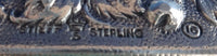 Rose by Stieff Sterling Silver Hat Brush 6 7/8" X 4" (#0996)