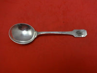 Norman Hammered by Shreve Sterling Silver Bouillon Soup Spoon Applied Mono "O"