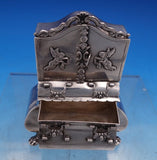 Dutch .833 Silver Doll House Buffet with Cupids 3 1/4" x 2" c. 1910 (#7497)