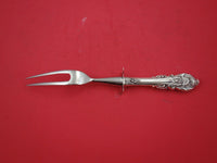 Sir Christopher by Wallace Sterling Silver Steak Carving Fork  9"