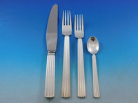 Bernadotte by Georg Jensen Sterling Silver Flatware Set Service 70 pcs Dinner