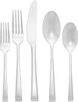 Continental by Lenox Stainless Steel Flatware Set Service 20 Piece - New