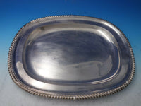 English Georgian Sterling Silver Platter Oval 17 1/2" 1821 London (#6334)