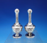 Thomas Alfred Skiner English Victorian Sterling Salt Pepper Shakers (#6817-2)