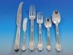 Versailles by Tetard Freres Sterling Silver Flatware Set Service French 51 Pcs