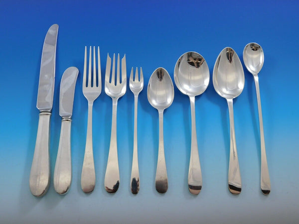 Salem by Tiffany & Co Sterling Silver Flatware Set for 8 Service 77 pieces