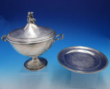 Empire Italian 800 Silver Soup Tureen with Cherub and Underplate (#4289)