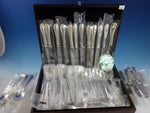 Giorgio by Greggio Italy Sterling Silver Flatware Dinner Set 12 Service 77pc New