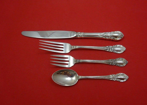 American Victorian by Lunt Sterling Silver Regular Size Place Setting(s) 4pc