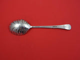 English Estate Sterling Silver Berry Spoon shell handle & bowl Sheffield 1910 9"