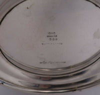 Old Newbury Crafters Sterling Silver Bowl Footed w/Fluted Rim Handwrought #3161