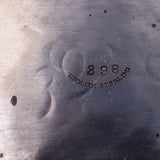 Wendt ? Silver Salt Cellar Master Oval GW Stamped English Sterling #398 (#6939)