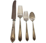 Della Robbia by Alvin Sterling Silver Flatware Set for 8 Service 36 Pcs Dinner