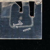 Handwrought Sterling Covered Bridge Pin by Dodson (#J5513)