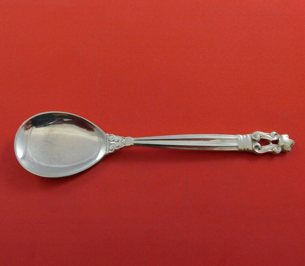 Acorn by Georg Jensen Sterling Silver Ice Cream Spoon Original 5 1/2"