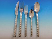 Montauk   Stainless Steel Flatware Set Service 44 Pcs New