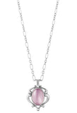 Georg Jensen Sterling 2019 Lilac Genuine Natural Quartz Pendant Jewelry (#J4348)