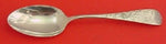 Antique Lily Engraved By Frank Whiting Sterling Silver Serving Spoon 8"