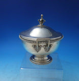Beaded by Ball Black and Co Sterling Silver Butter Dome with Underplate (#6056)